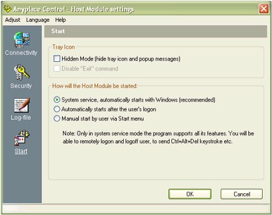 hoststart